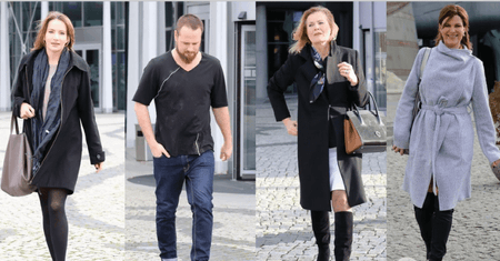 Anna Dereszowska, Paweł Małaszyński, Michał Żebrowski i inni pod studiem Pytania Śniadanie [Paparazzi]
