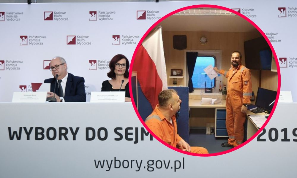 Wybory parlamentarne 2019. Komisje wyborcze pracują nawet na platformach wydobywczych