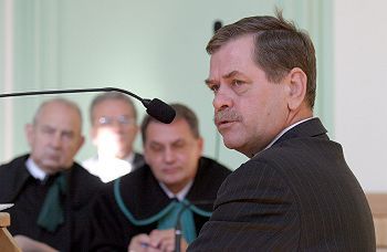 Przewodniczący SLD Krzysztof Janik