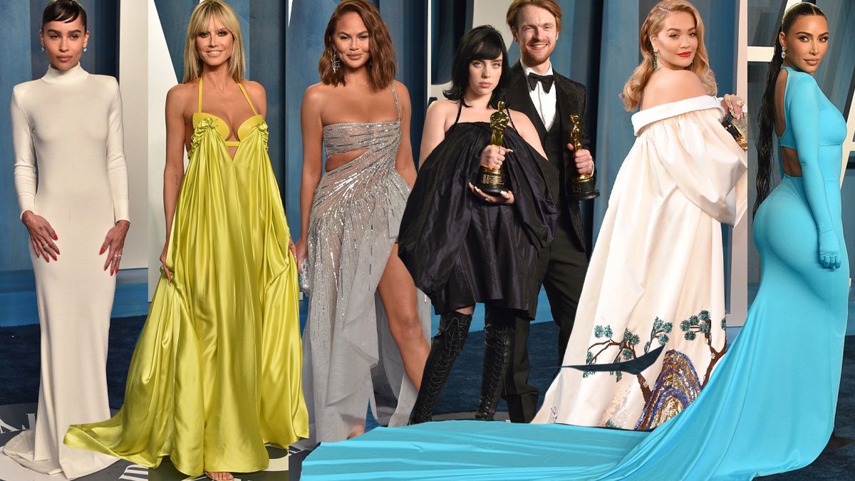 Vanity Fair Oscar Party 2022. Kreacje gwiazd: Kim Karashian, Heidi Klum, Rita Ora, Bilie Eilish