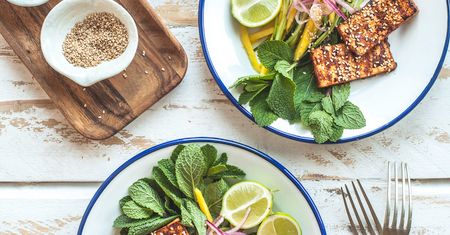 Grillowane tofu w pikantnym sosie