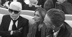 Anja Rubik na pokazie Chanel podczas Paryskiego Tygodnia Mody