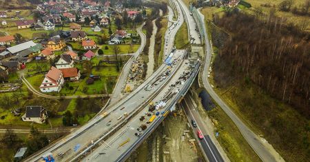Nowe zdjęcia z budowy zakopianki. Na tę drogę czekają tysiące ludzi