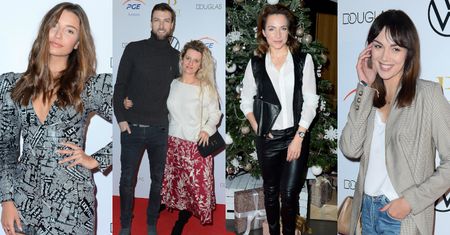 Gwiazdy i gwiazdki na mikołajkowej ściance w hotelu: Julia Wieniawa, Anna Dereszowska, Zosia Zborowska z mężem (ZDJĘCIA)