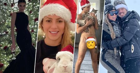 Boże Narodzenie 2021 u zagranicznych gwiazd. Kardashianki pokazały świąteczną kartkę, a Damiano z Maneskin zrzucił z siebie ubrania