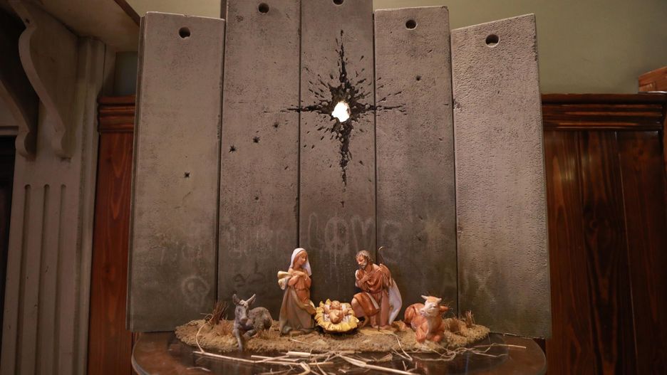 Banksy wrócił z nową wizją Bożego Narodzenia. Gwiazdka zastąpiona nowym symbolem