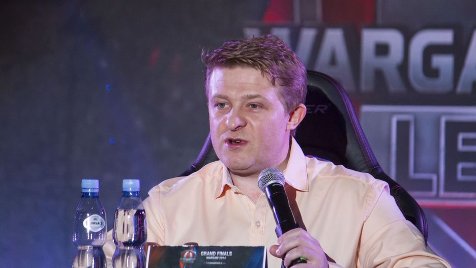Victor Kislyi na finałach "World of Tanks" w Warszawie, 2014