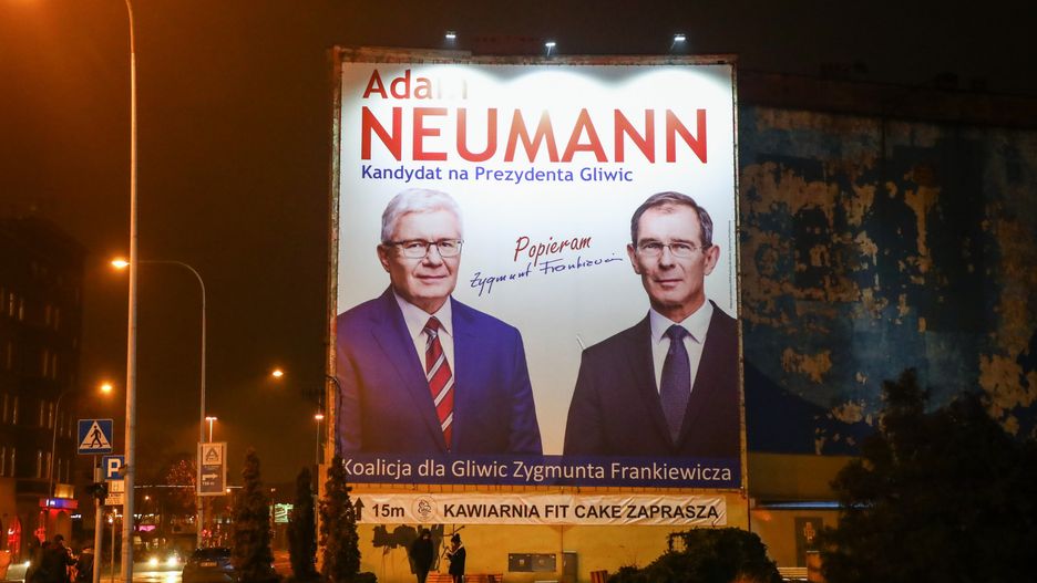 Adam Neumann uzyskał poparcie wieloletniego prezydenta Gliwic Zygmunta Frankiewicza