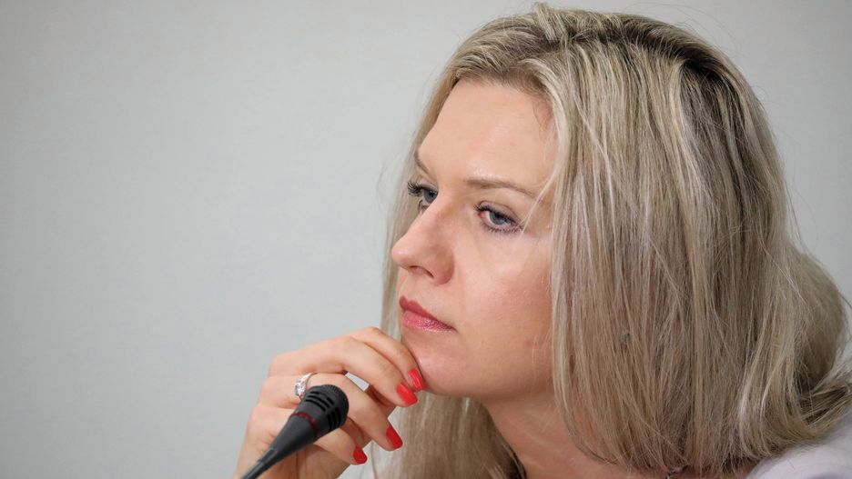 Małgorzata Wassermann na posiedzeniu komisji śledczej ds. Amber Gold