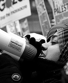 Wiec poparcia dla Palestyńczyków