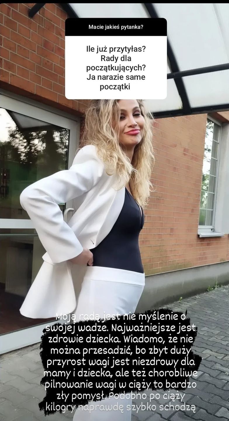 Hania Żudziewicz w ciąży