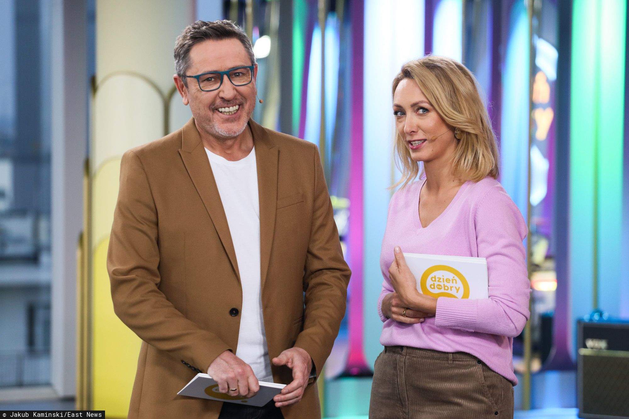 Anna Kalczyńska i Andrzej Sołtysik prowadzili walentynkowe wydanie "Dzień dobry TVN".