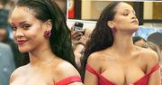 Rihanna przytyła już 14 kilo? W końcu pokazała się publicznie. Na pierwszym planie biust, a niżej… Sprytnie!