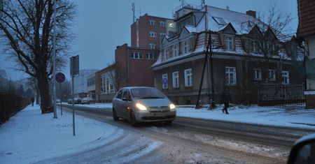 Sypnęło śniegiem