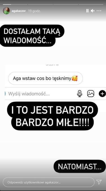 Agnieszka Kaczorowska odpowiada fanom