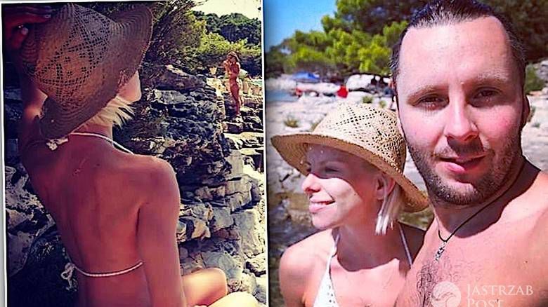 Alicja Janosz w bikini na plaży w Chorwacji