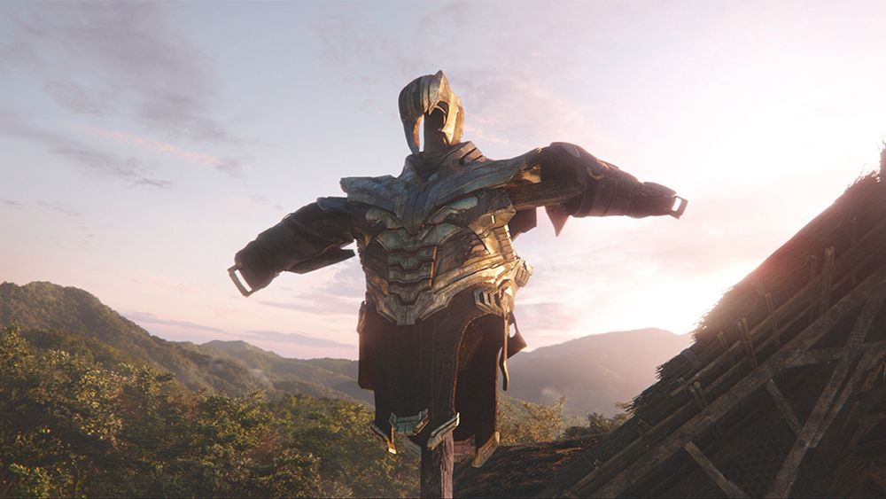 Marvel Studios' AVENGERS: ENDGAME..Thanos' armor..Photo: Film Frame..©Marvel Studios 2019 