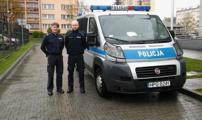 Pościg ulicami Trzebini. Policjanci usłyszeli: "żona rodzi"