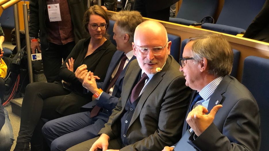 Frans Timmermans w Krakowie