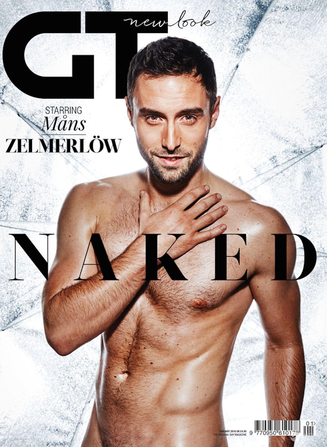 Mąns Zelmerlow nago w gejowskim magazynie GT