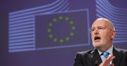 Frans Timmermans znów o Polsce. Mówił o "środkach dyscyplinarnych"