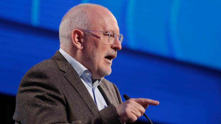 Timmermans opowiadał o praworządności w Polsce