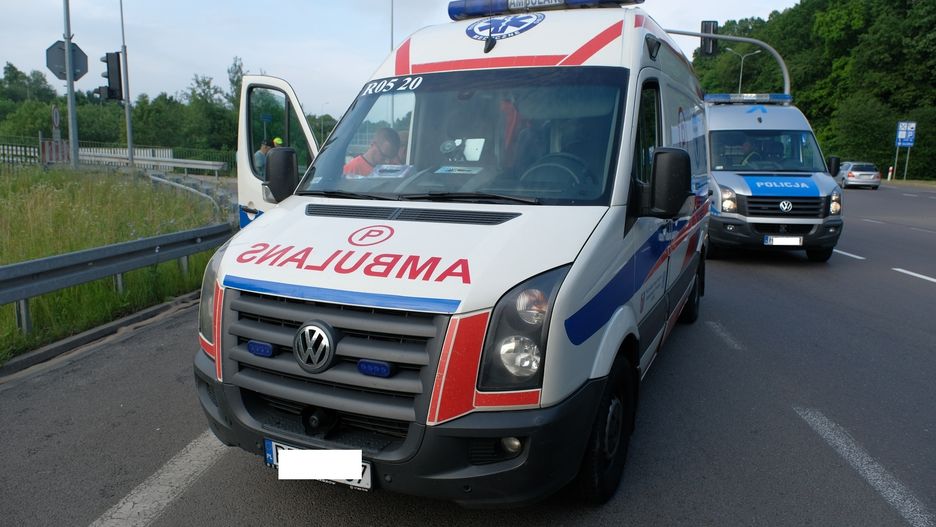 Ruch na trasie Polanoca Zdrój-Szczytna po wypadku jest już drożny