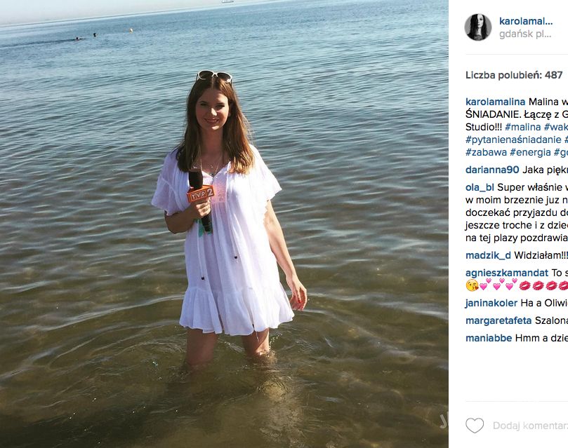 Karolina Malinowska na Instagramie dodała zdjęcia z Gdańska