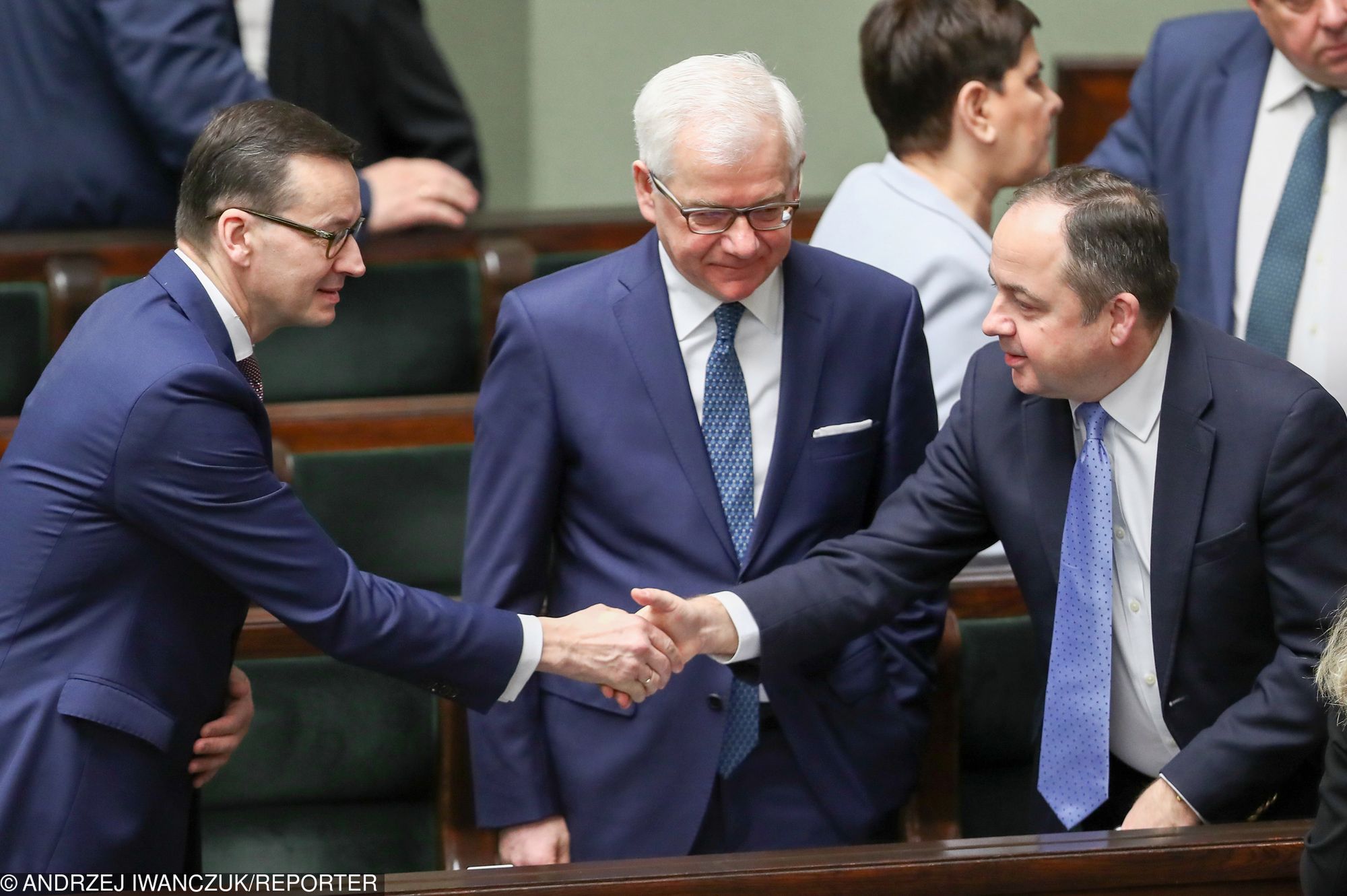 Mateusz Morawiecki, Jacek Czaputowicz, Konrad Szymański