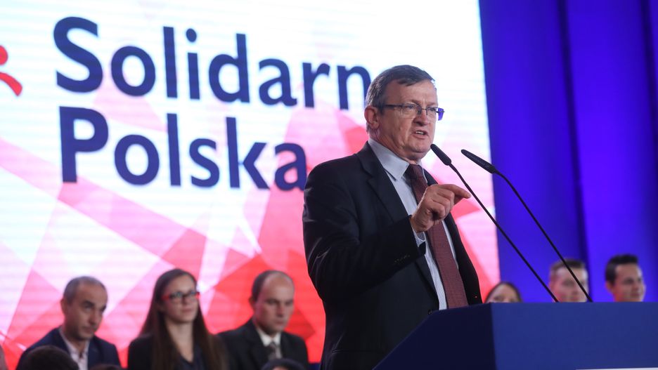 Tadeusz Cymański podczas konwencji Solidarnej Polski, mówiąc o sytuacji w ugrupowaniu, chętnie przywoływał słowa poetów.