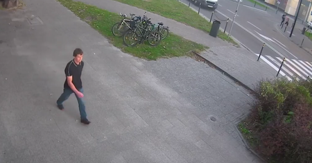 Atak na synagogę w Gdańsku. Policja publikuje nagranie. Poznajesz sprawcę?