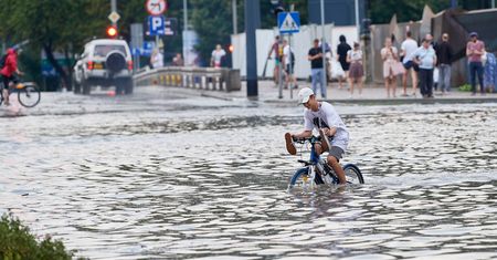 Nawałnica nad Gdańskiem. Zalane ulice i tunele
