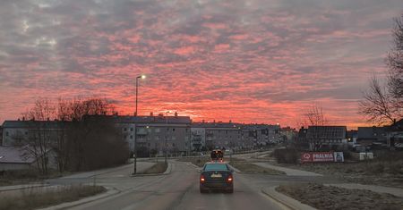 Różowe niebo nad Gdańskiem. Mieszkańcy oniemieli