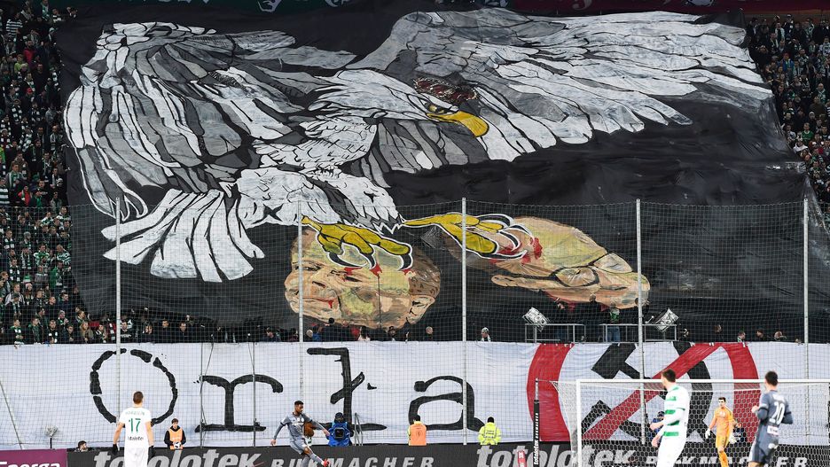 Mecze w Polsce to świetna okazja do manifestacji skrajnej prawicy