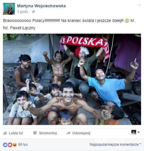 Wpis Martyny Wojciechowskiej zachwycił jej fanów