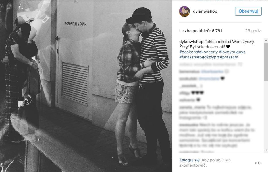 Dawid Podsiadło z ukochaną