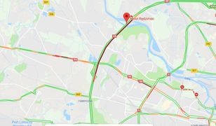 Wrocław. Karambol na AOW. Spore utrudnienia, korek ma ponad 8 kilometrów