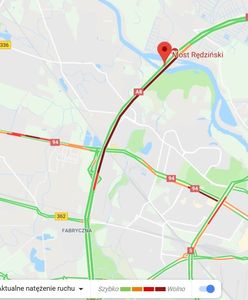 Wrocław. Karambol na AOW. Spore utrudnienia, korek ma ponad 8 kilometrów