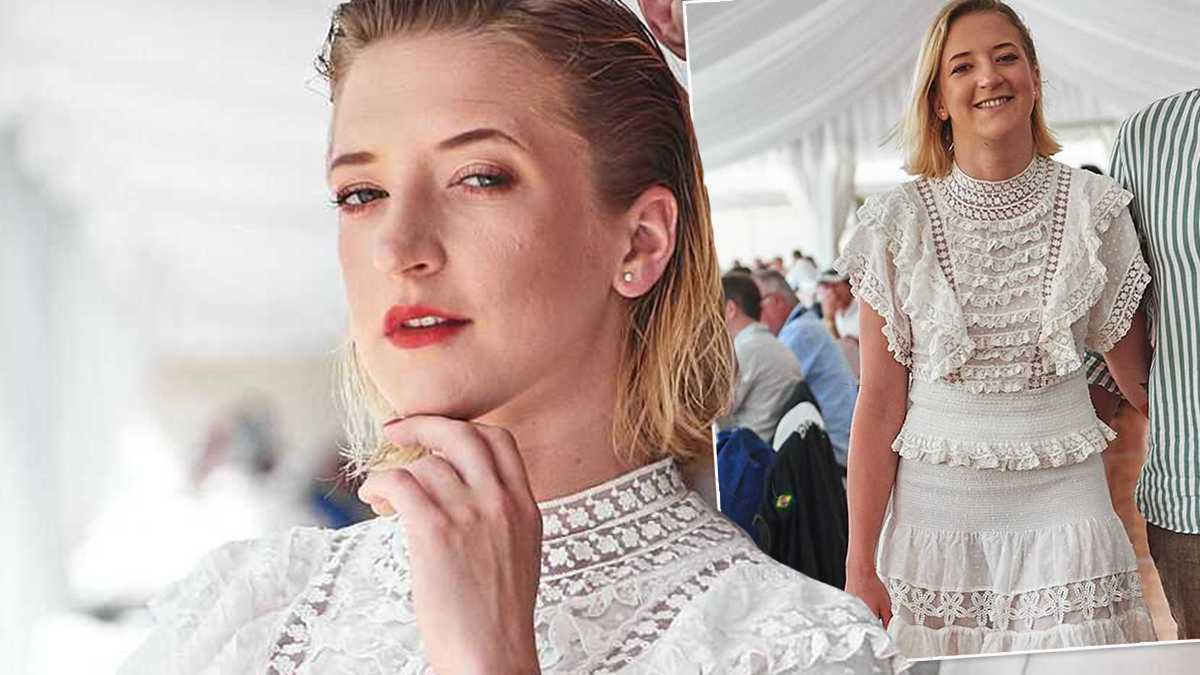 Lara Gessler - zdjęcie z partnerem