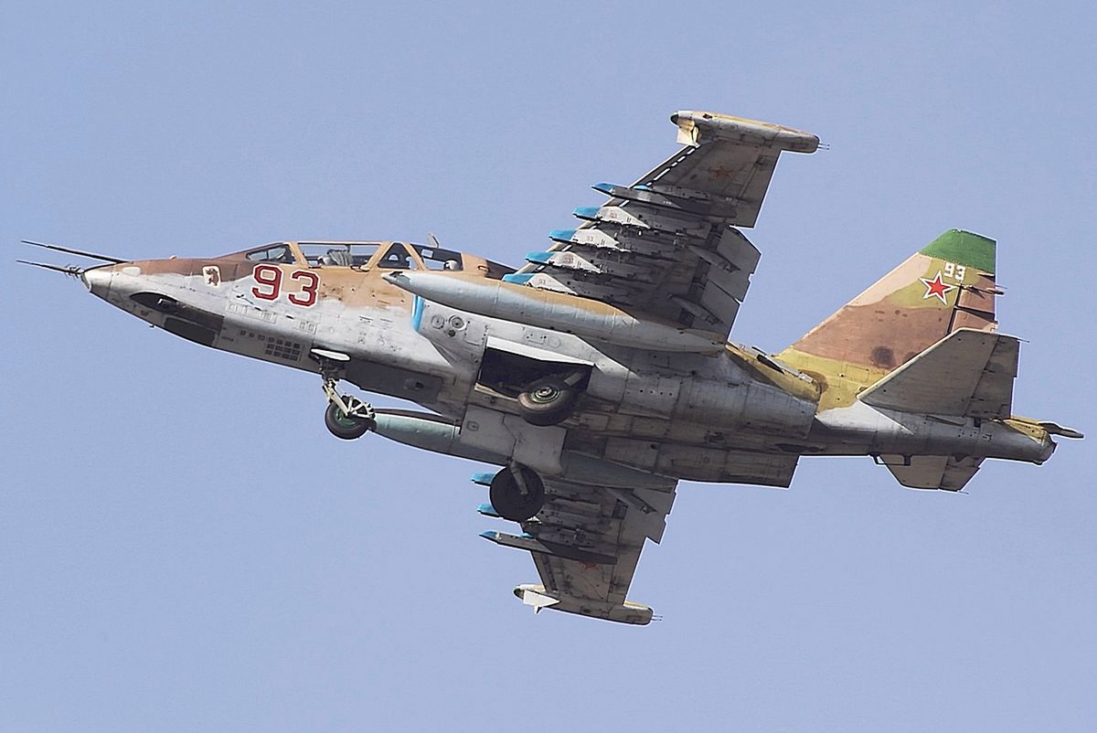 Katastrofa samolotu SU-25 na Kaukazie