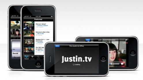 Justin.TV na iPhonie 1