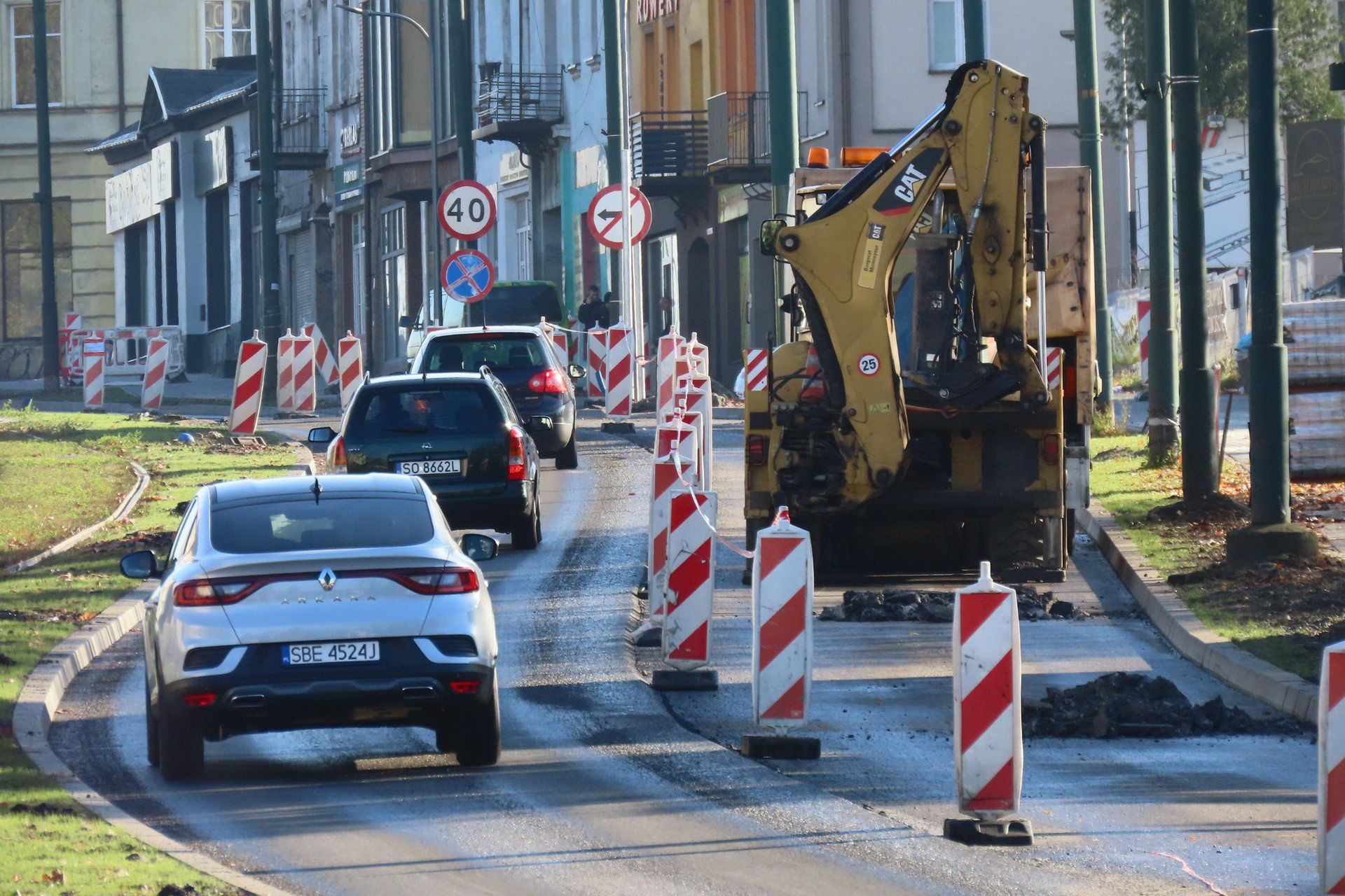 Remont i przebudowa DW910 w Będzinie