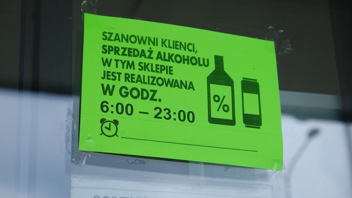 Nocna prohibicja, zakaz sprzedaży alkoholu w godzinach 23:00 - 6:00