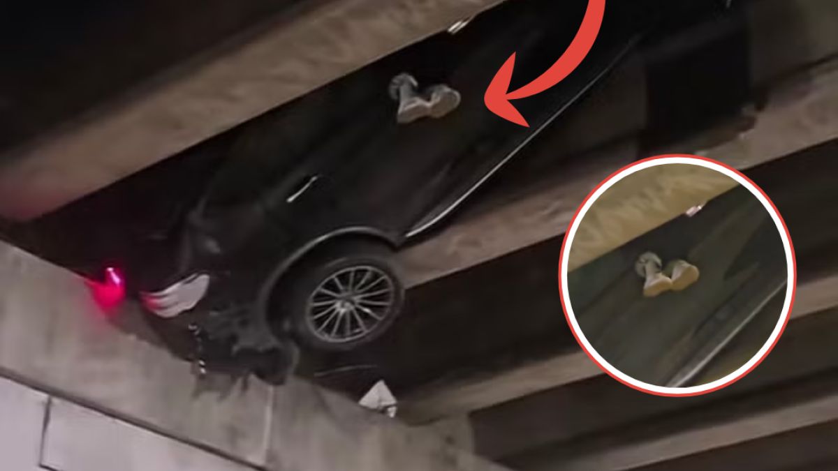 Wypadek na autostradzie w Atlancie. Zauważyli zwisające z wiaduk