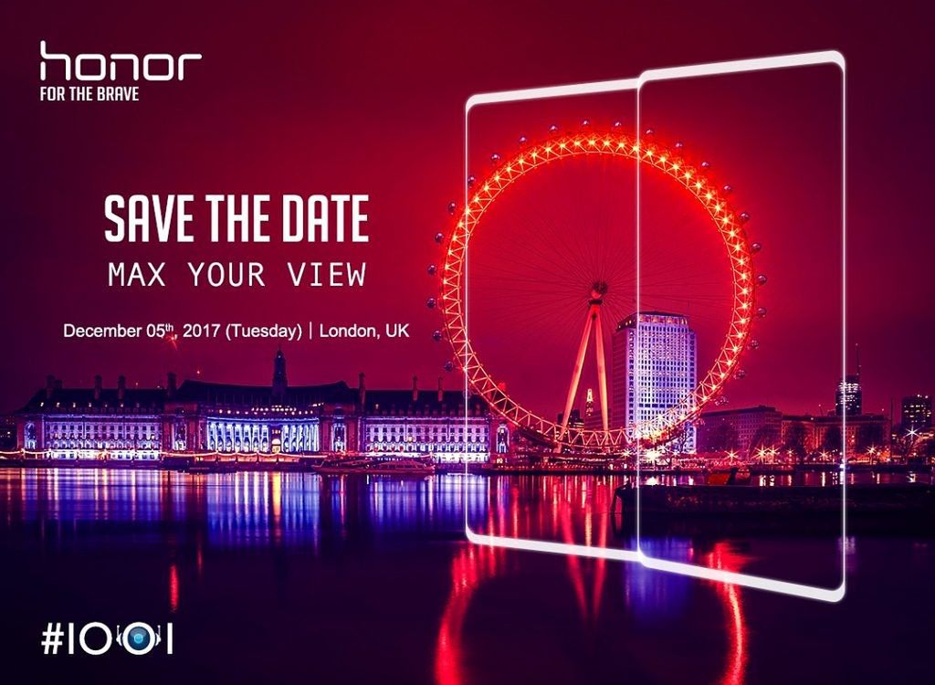 Zaproszenie na prezentację Honora V10 w Londynie