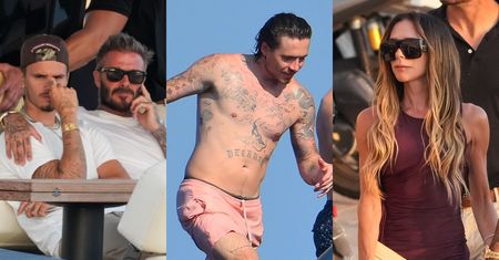 Beckhamowie na wakacjach na Lazurowym Wybrzeżu. Nieopodal na jachcie bawi się Brooklyn z żoną! Wpadną na siebie na Morzu Śródziemnym? (ZDJĘCIA)