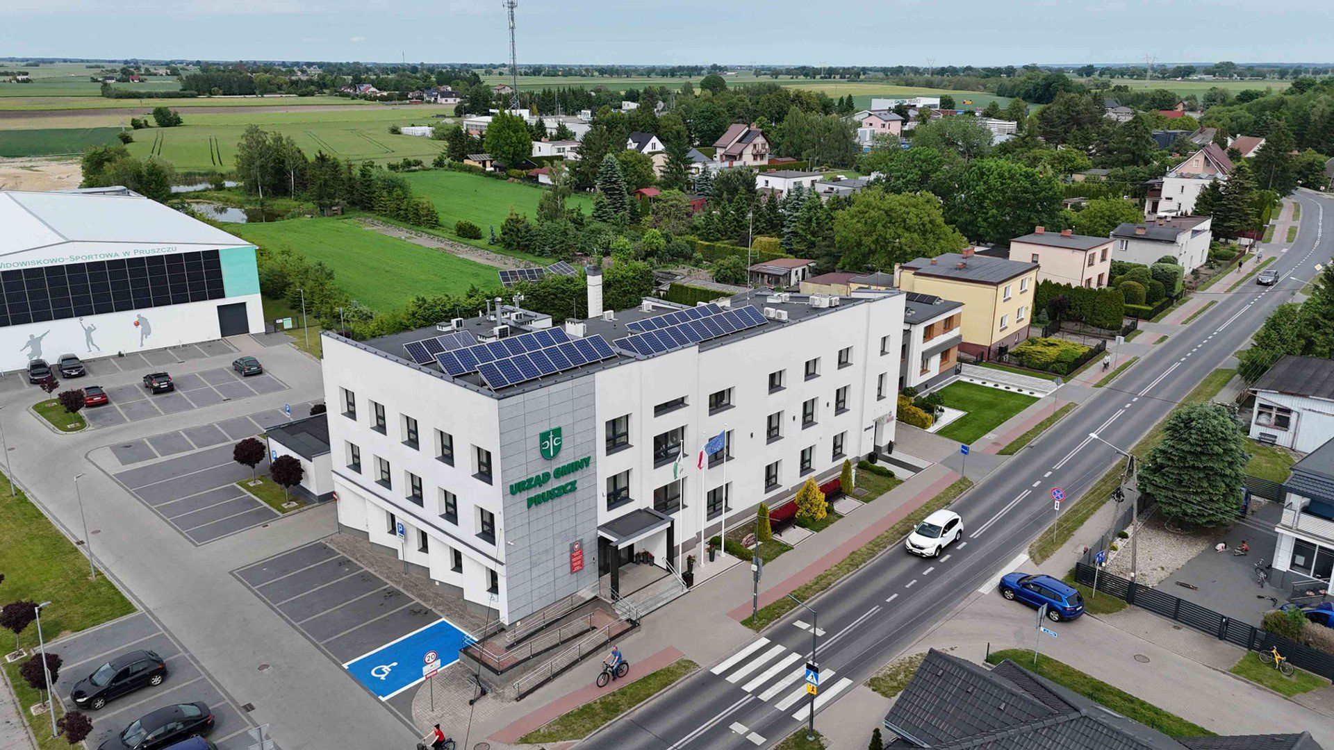 Tak w 2025 roku wygląda Pruszcz z lotu ptaka