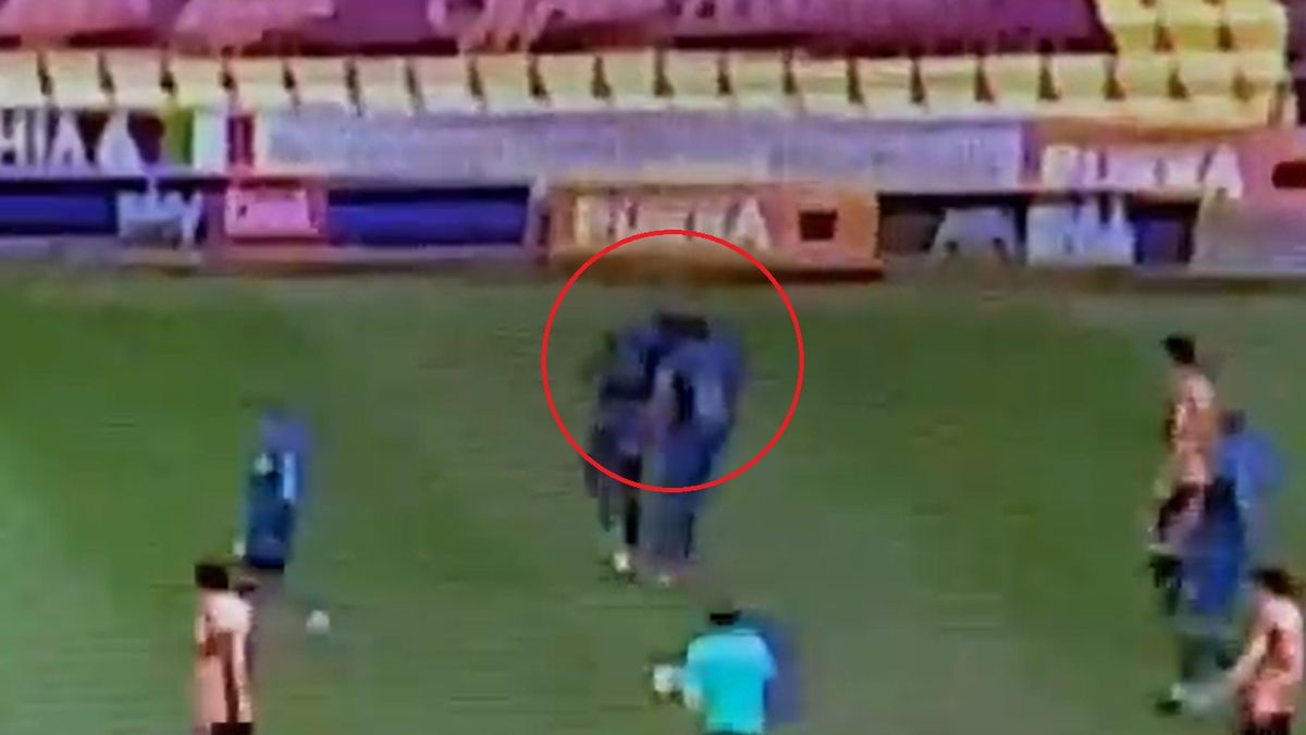 Zamieszanie na meczu w Anglii