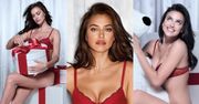 Ciężarna Irina Shayk promuje bieliznę