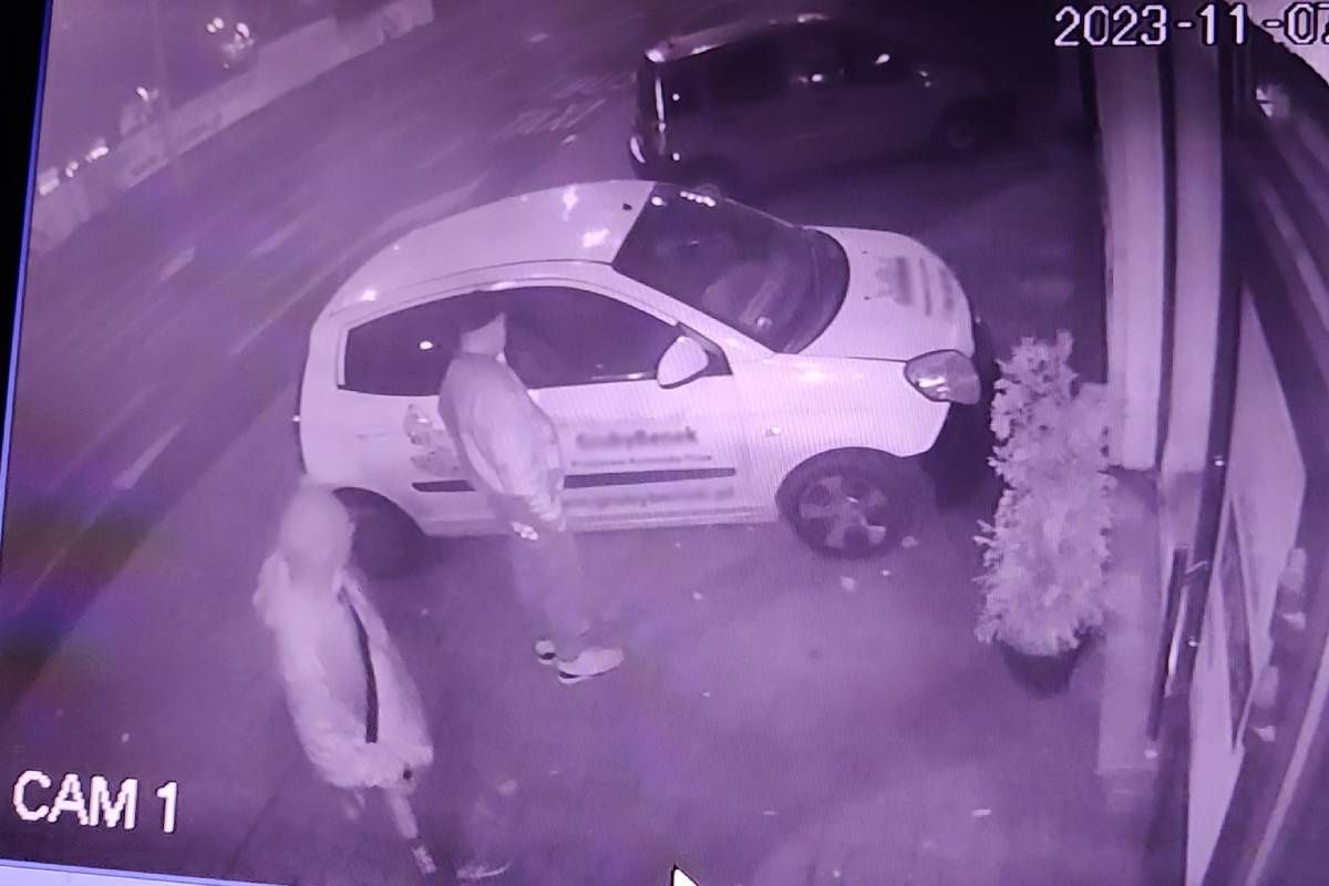 Ukradł telefon z samochodu pizzerii